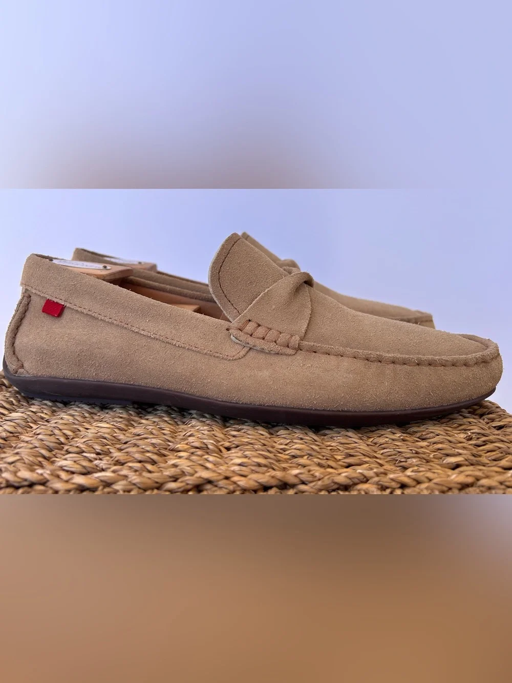Marc Joseph Men’s Plymouth Street Suede Driving Loafers Size 9‎